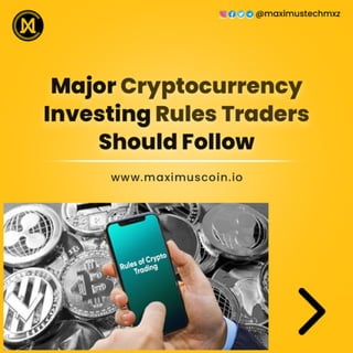 Crypto Investing rules for Traders
