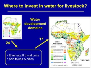 Investing in water to support livestock sector growth in sub-Saharan Africa