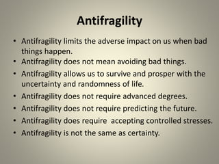 Building An Anti-Fragile Investment Portfolio | PPTX