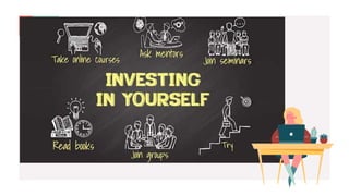 How to invest In Yourself …
You must love yourself first before expecting others to do so; investing
in yourself is an exa...