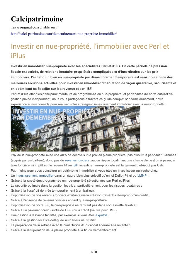 investissement immobilier original