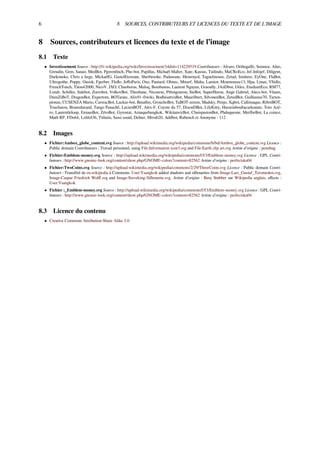 6 8 SOURCES, CONTRIBUTEURS ET LICENCES DU TEXTE ET DE L’IMAGE
8 Sources, contributeurs et licences du texte et de l’image
8.1 Texte
• Investissement Source : http://fr.wikipedia.org/wiki/Investissement?oldid=114229519 Contributeurs : Alvaro, Orthogaﬀe, Semnoz, Alno,
Greudin, Gem, Sanao, MedBot, Pgreenﬁnch, Phe-bot, Papillus, Michaël Malter, Xate, Kassus, Tuilindo, MaCRoEco, Jef-Infojef, Diligent,
Darkoneko, Chris a liege, MickaëlG, GastelEtzwane, Sherbrooke, Padawane, Htournyol, Taguelmoust, Zetud, Inisheer, EyOne, FlaBot,
Ultrogothe, Poppy, Oasisk, Fgerber, Floﬂo, JeﬀoParis, Oxo, Pautard, Olmec, Mwarf, Malta, Lamiot, Moumousse13, Hpa, Linan, YSidlo,
FrenchTouch, Titou42000, NicoV, JXO, Chaoborus, Maloq, Bombastus, Laurent Nguyen, Graoully, JAnDbot, IAlex, EtudiantEco, RM77,
Lxndr, Schiller, Salebot, Zorrobot, VolkovBot, Theoliane, Nicourse, Ptbotgourou, SieBot, SuperHeron, Ange Gabriel, Alecs.bot, Vlaam,
DumZiBoT, DragonBot, Expertom, BOTarate, Alix91~frwiki, BodhisattvaBot, Maurilbert, SilvonenBot, ZetudBot, Guillaume70, Tarten-
pionze, CUSENZA Mario, CarsracBot, Luckas-bot, Bmathis, GrouchoBot, TaBOT-zerem, Madsky, Penjo, Xqbot, Callimaque, RibotBOT,
Touchatou, Brunodurand, Tango Panaché, LucienBOT, Alex-F, Coyote du 57, DixonDBot, LilyKitty, Husseinboubacarkonate, Toto Azé-
ro, Laurentleloup, EmausBot, ZéroBot, Gyrostat, Arnaquebangkok, WikitanvirBot, ChuispastonBot, Phduquesne, MerlIwBot, La coince,
Math RP, FDo64, Lolilol36, Titlutin, Sassi souid, Delner, Mrrub20, Addbot, Rubench et Anonyme : 112
8.2 Images
• Fichier:Ambox_globe_content.svg Source : http://upload.wikimedia.org/wikipedia/commons/b/bd/Ambox_globe_content.svg Licence :
Public domain Contributeurs : Travail personnel, using File:Information icon3.svg and File:Earth clip art.svg Artiste d’origine : penubag
• Fichier:Emblem-money.svg Source : http://upload.wikimedia.org/wikipedia/commons/f/f3/Emblem-money.svg Licence : GPL Contri-
buteurs : http://www.gnome-look.org/content/show.php/GNOME-colors?content=82562 Artiste d’origine : perfectska04
• Fichier:TwoCoins.svg Source : http://upload.wikimedia.org/wikipedia/commons/2/29/ThreeCoins.svg Licence : Public domain Contri-
buteurs : Transféré de en.wikipedia à Commons. User:Ysangkok added shadows and silhouettes from Image:Lars_Gustaf_Tersmeden.svg,
Image:Caspar Friedrich Wolﬀ.svg and Image:Sieveking-Silhouette.svg. Artiste d’origine : Busy Stubber sur Wikipedia anglais, eﬀects :
User:Ysangkok
• Fichier :_Emblem-money.svg Source : http://upload.wikimedia.org/wikipedia/commons/f/f3/Emblem-money.svg Licence : GPL Contri-
buteurs : http://www.gnome-look.org/content/show.php/GNOME-colors?content=82562 Artiste d’origine : perfectska04
8.3 Licence du contenu
• Creative Commons Attribution-Share Alike 3.0
 