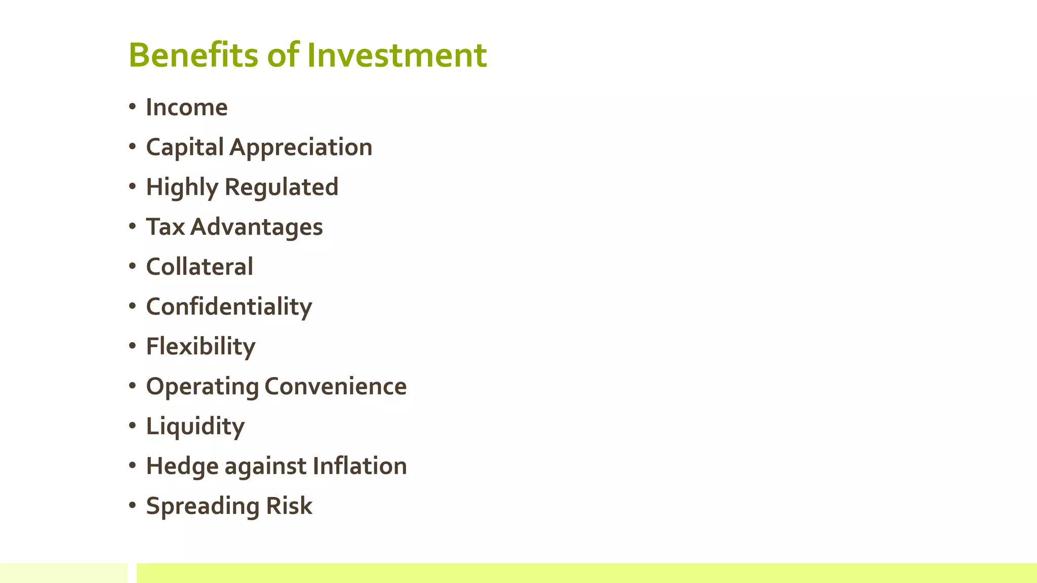 Basics of Investment | PPTX