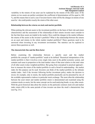 Investment analysis and portfolio management quantitative methods of ...