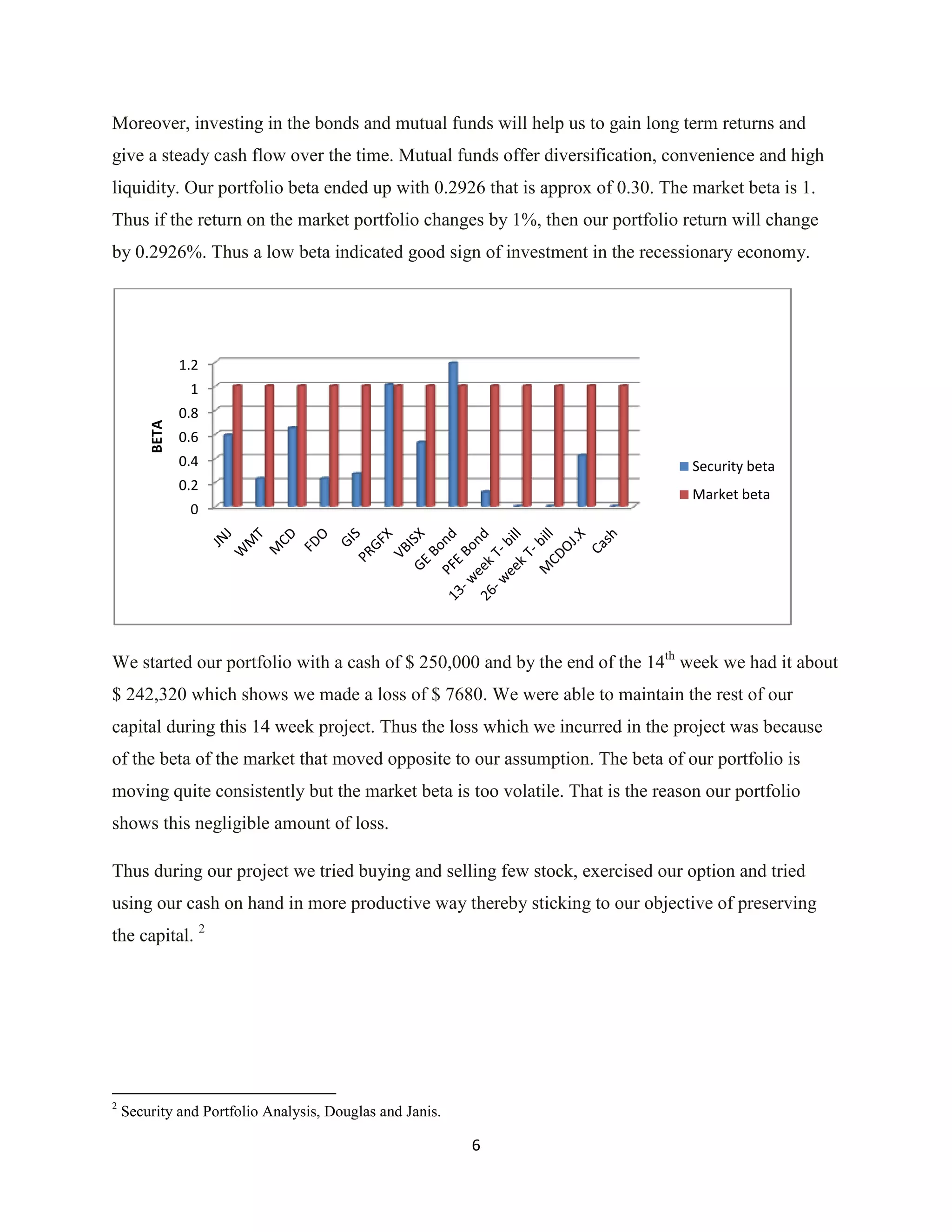Investment Analysis Final Project