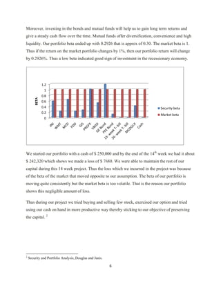 Investment Analysis  Final Project