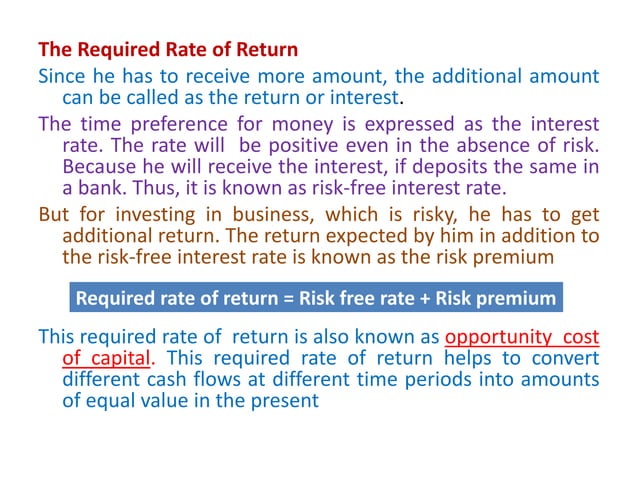 Investment Appraisal Techniques PPT