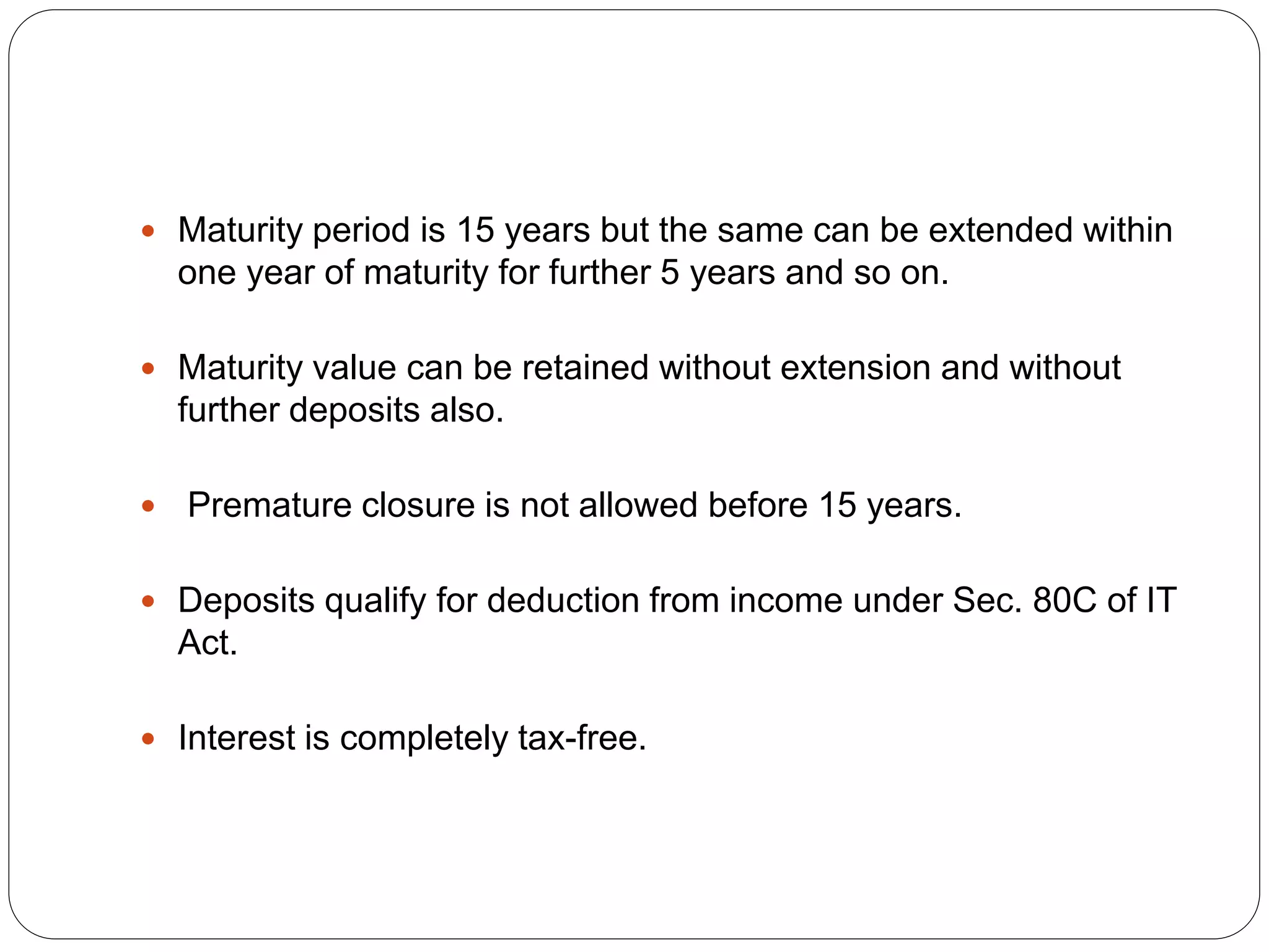 Investment avenues PPT