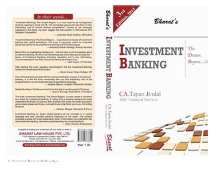 Investment Banking Book (3rd edition) | PDF