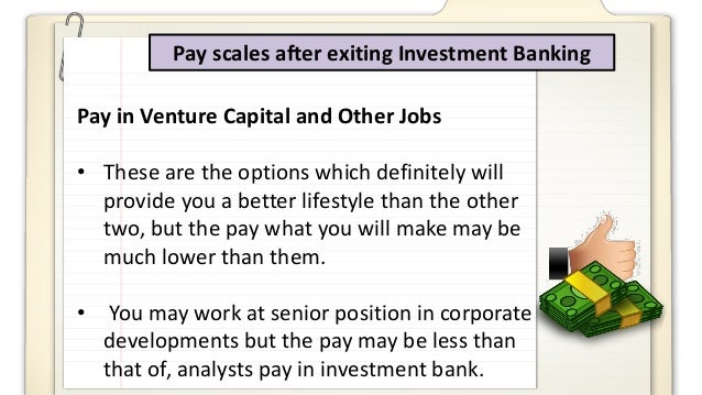 Exit option investment banks