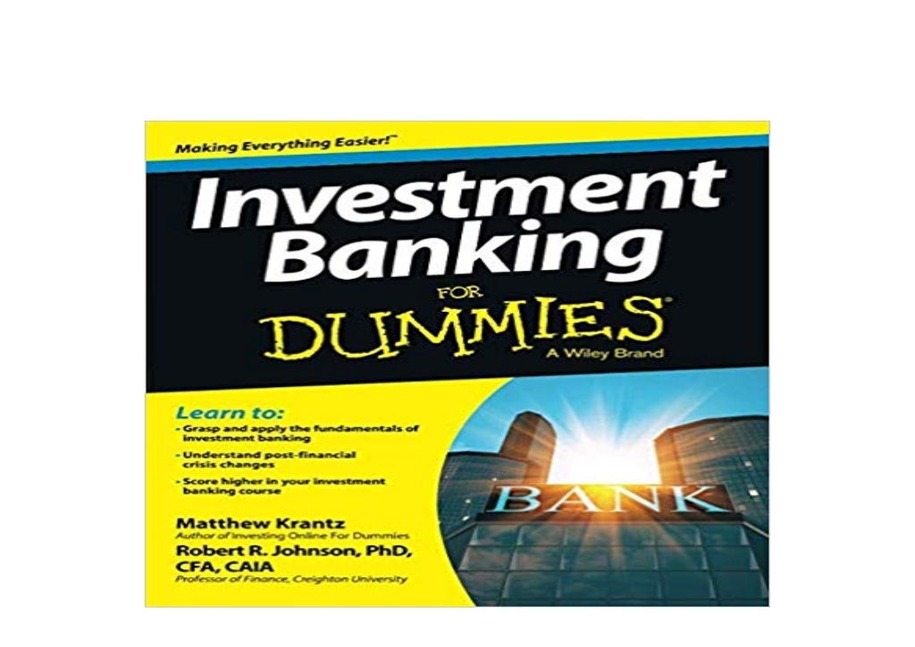 PDF FREE LIBRARY Investment Banking For Dummies Full Pages pdf-free-library-investment-banking-for-dummies-full-pages