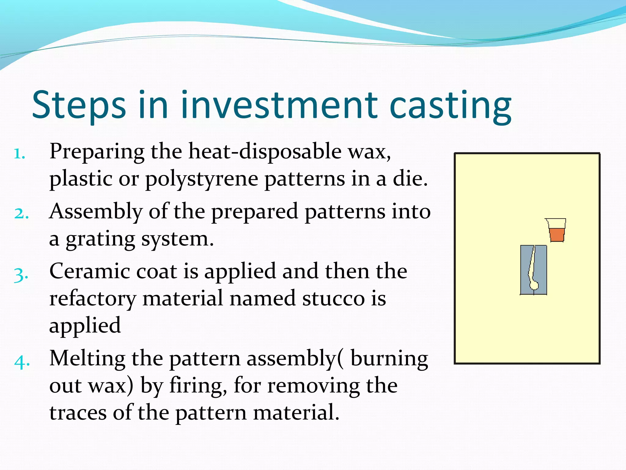 Refactory Pattern Investment casting 1 | PPT