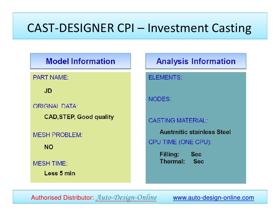 Types of casting process image