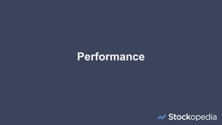 Performance
 