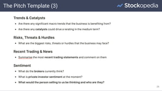 The Pitch Template (3)
26
 