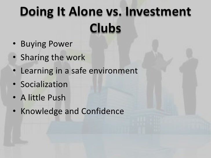 Investment clubs