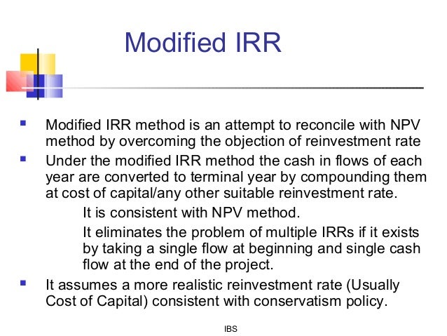 Modified Npv Definition investment criteria modified npv irr Modified Npv Definition investment criteria modified npv irr