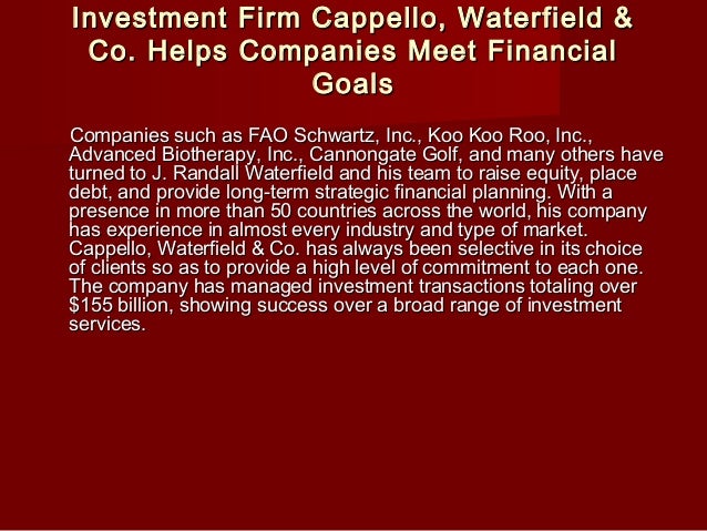 waterfield financial
