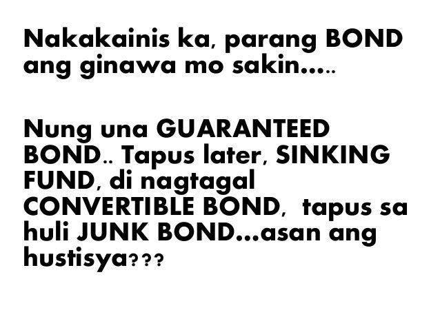 Investment hugot and pick up lines