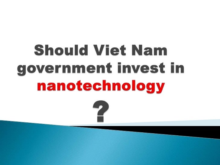 Investment in nanotechnology