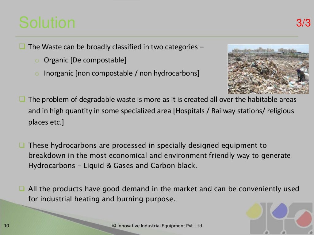 Investment in waste disposal