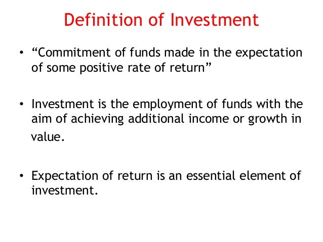 Investment management