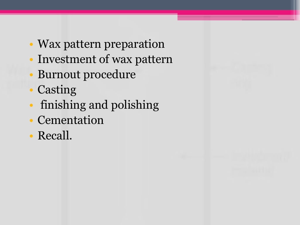 Investment materials