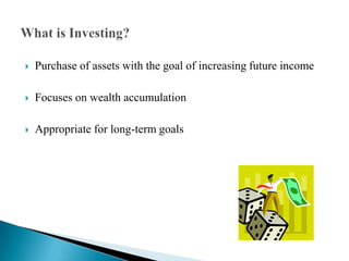Investment meaning nature | PPTX