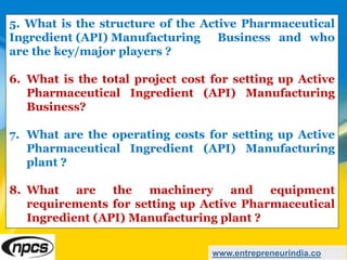 Investment Opportunities in API Bulk Drugs & Intermediates ...