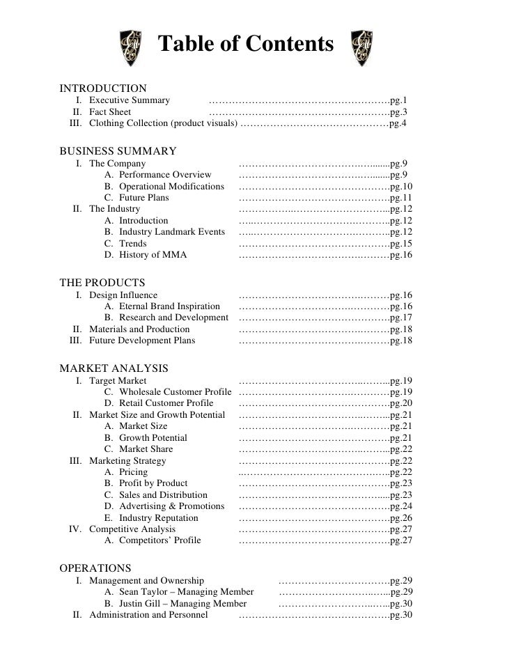 investment prospectus example