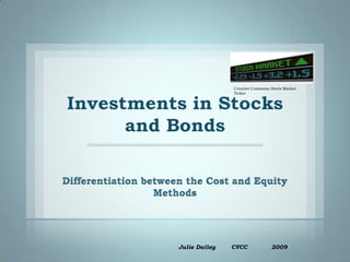 Creative Commons Stock Market
                         Ticker


Investments in Stocks
      and Bonds




          Julie Dailey   CVCC             2009
 