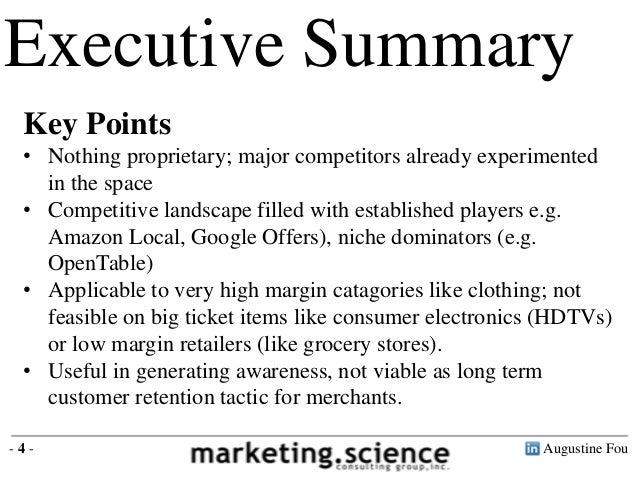 How to write your dissertation executive summary