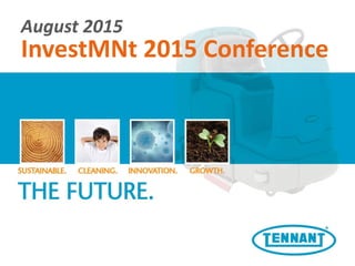 August 2015
InvestMNt 2015 Conference
 