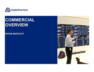 COMMERCIAL
OVERVIEW
PETER WHITCUTT

 