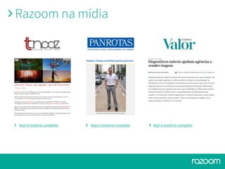 Razoom na mídia
Veja a matéria completa Veja a matéria completa Veja a matéria completa
 