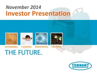 November 2014
Investor Presentation
 