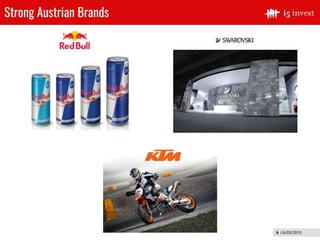 6 | 6/03/2015
Strong Austrian Brands
 