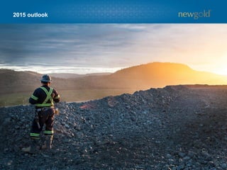 2015 consolidated guidance
25
GOLD PRODUCTION (Koz)
390-430
• Increase at each of
New Afton, Mesquite
and Cerro San Pedro
SILVER PRODUCTION (Moz)
1.75-1.95
• Increase at Cerro San Pedro
COPPER PRODUCTION (Mlbs)
100-112
• Increase at New Afton
ALL-IN SUSTAINING
COSTS(2) ($/oz)
$745-$785
• Lower sustaining capital
KEY INPUT ASSUMPTIONS
COMMODITY
Gold $1,200/oz
Copper $2.75/lb
Silver $16.00/oz
Diesel $2.25/gl
1. Refer to Endnote on total cash costs under the heading “Non-GAAP Measures”.
2. Refer to Endnote on all-in sustaining costs under the heading “Non-GAAP Measures”.
TOTAL CASH COSTS(1) ($/oz)
$340-$380
• Lower by-product price
assumptions partly offset by
depreciation of Canadian and
Australian dollars
FOREIGN EXCHANGE
CDN/USD $1.25
AUD/USD $1.25
MXN/USD $15.00
(at Mesquite)
 