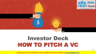 1
HOW TO PITCH A VC
Investor Deck
$
 