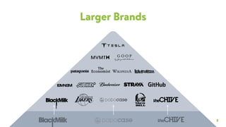 8
Larger Brands
 