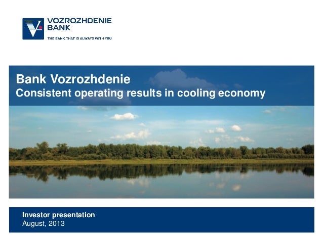 Investor Presentation August 2013