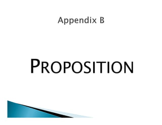 PROPOSITION
 