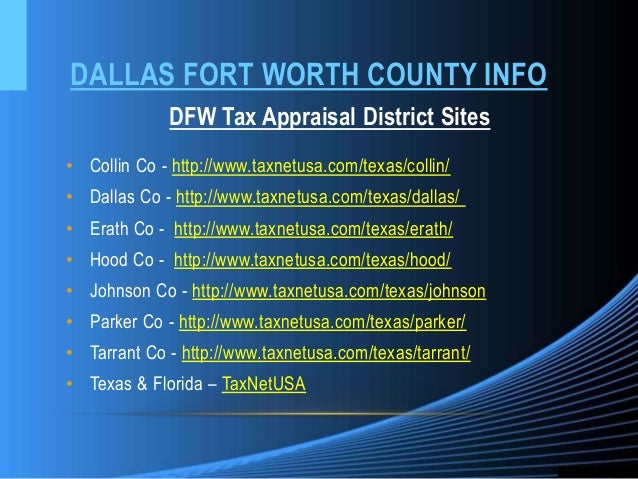 Ellis County Appraisal District Ellis County Appraisal District