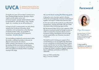 UVCA Investors Book 2017: Who is Who on The Ukrainian Investment Market