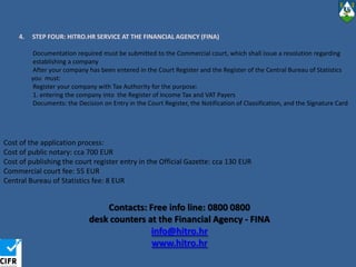 more than 25 employees - exempt of the Company tax by 100% BUSINESS ZONE KUTNJAK, LEGRADLOCATION OF THE GEOTHERMAL PROGRAMME ECONOMY ZONE OVERVIEW OF PURCHASED PARCELS AND PREPARED PURCHASE CONTRACTSBENEFITS REGARDING THE DEVELOPMENT OF EXISTING AND OPENING NEW ENTREPRENEURIAL ACTIVITIES AND EMPLOYMENTCOMMUNAL COMPENSATIONphysicaland legal entitiesengagedinbusiness are partially exempted from the communal compensation:	- 50% of total yearsdebit – companyheadquartersoutsidetheLegradmunicipalityareaandemployingworkersfromLegradmunicipalityarea	- 75% of total yearsdebit – companyheadquartersinsidetheLegradmunicipalityareaandemployingworkersfromLegradmunicipalityareaCOMMUNAL CONTRIBUTIONEntrepreneurs who build or rebuild business facilities for performing manufacturing or other business activities, in order to increase the number of employees, withconditionthat the headquarterof activities is situatedin the Legrad Municipality.Economy zone size is 142,5 ha with 720 plotsLand repurchase is in the progress; until October 2010 85 ha was repurchased. Legrad municipality was the repurchase bearer.Endofrepurchase :  year 2011KONTAKT: opcina-legrad@kc.t-com.hrWith land transfer (a donationfromtheLegradmunicipalityandtheFund) Geopodravina Ltd. will become the landowner.