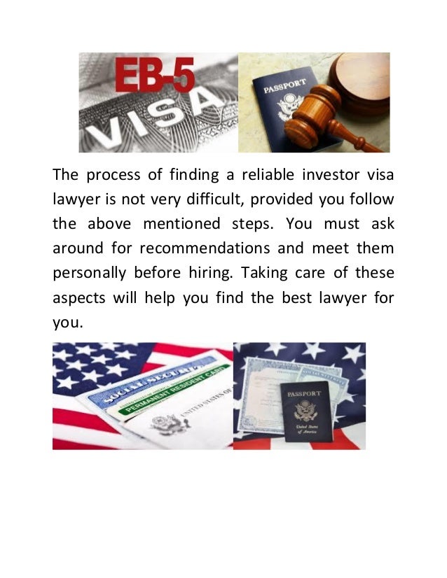 Investor visa lawyer