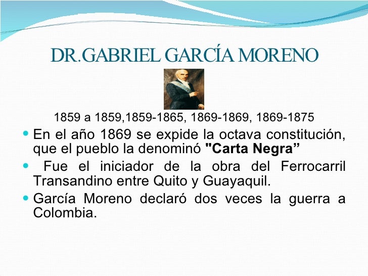 Ano De La Carta Negra