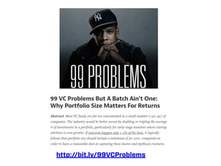 Investment Thesis Fundamentals (April 2016)