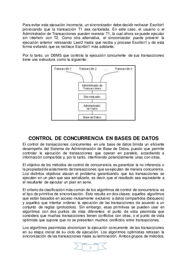 control de concurrencia
