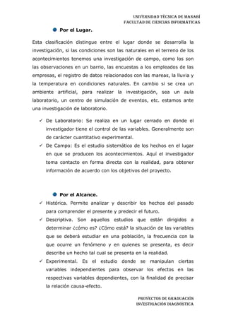 Investigación diagnostica